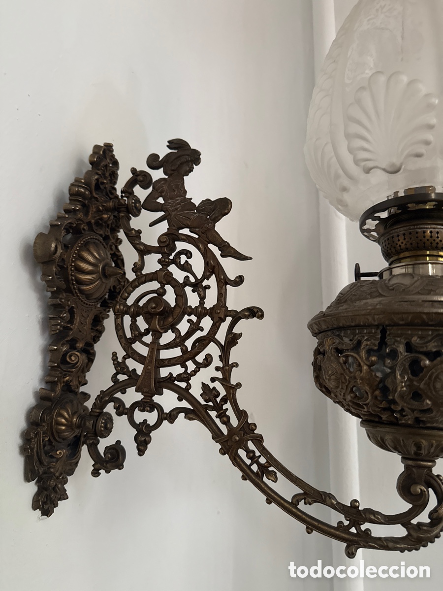 Antig&uuml;edades: Aplique de pared de circa original - Foto 3