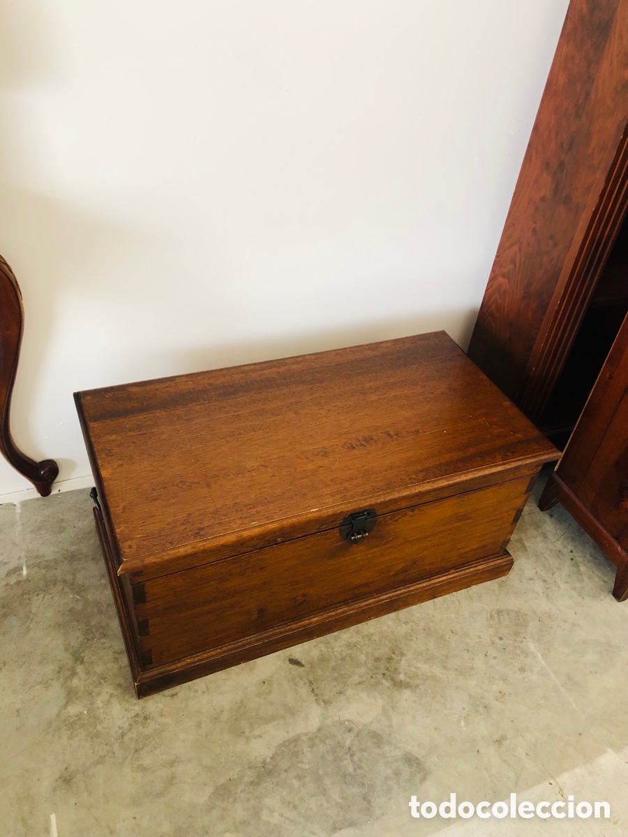 Antig&uuml;edades: Ba&uacute;les de madera maciza - Foto 1