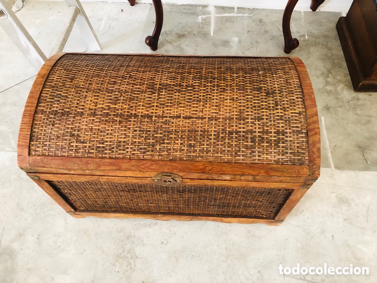 Antig&uuml;edades: Ba&uacute;les de madera maciza - Foto 2