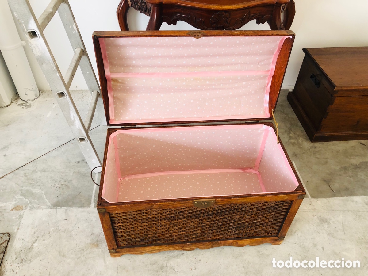 Antig&uuml;edades: Ba&uacute;les de madera maciza - Foto 4