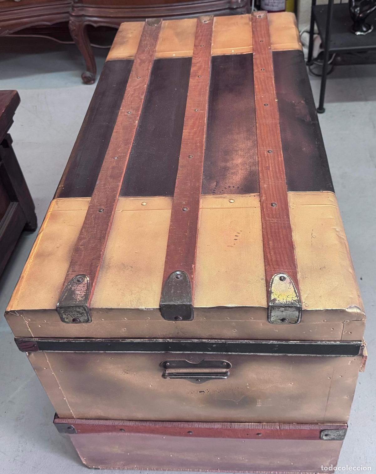 Antig&uuml;edades: BAUL ANTIGUO RESTAURADO - Foto 2