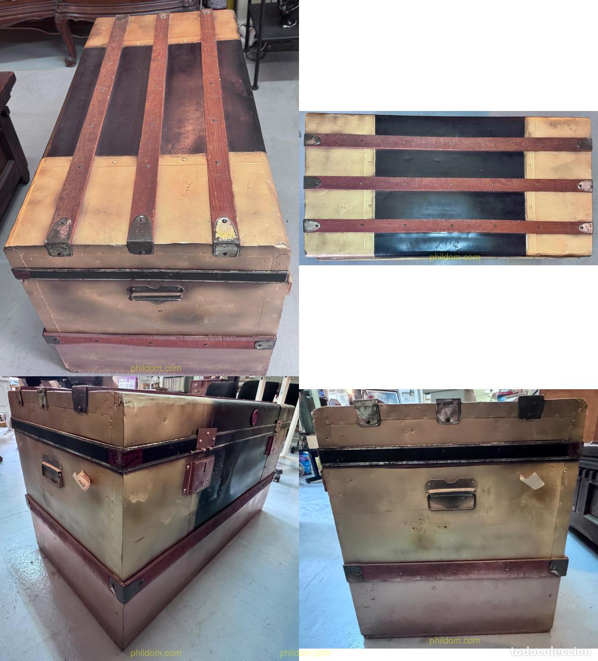 Antig&uuml;edades: BAUL ANTIGUO RESTAURADO - Foto 1