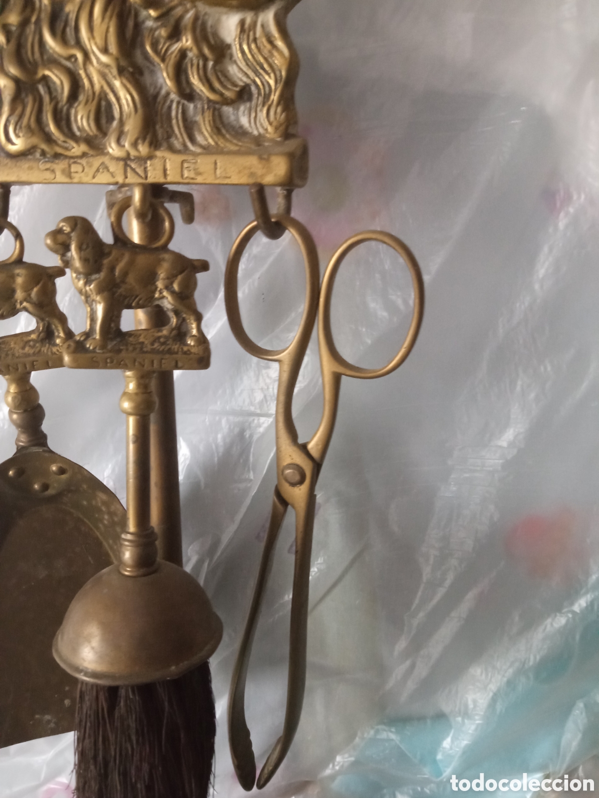 Antig&uuml;edades: Antiguo y bonito juego de Chimenea - Foto 4