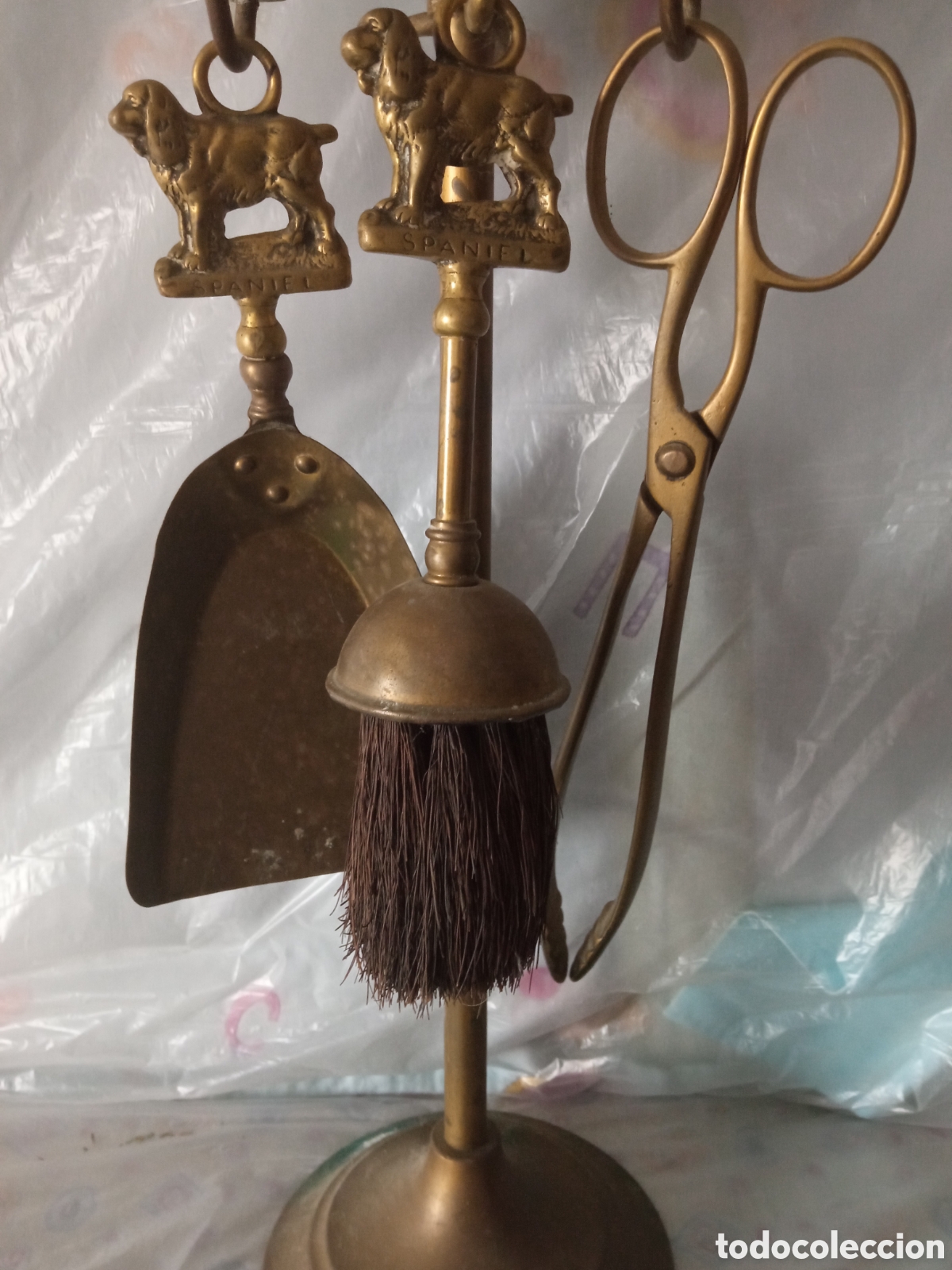 Antig&uuml;edades: Antiguo y bonito juego de Chimenea - Foto 5
