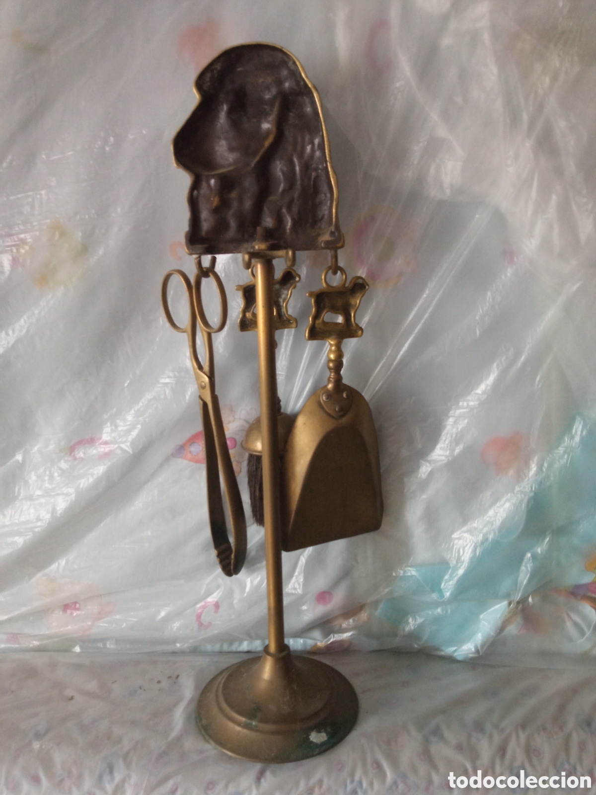 Antig&uuml;edades: Antiguo y bonito juego de Chimenea - Foto 6