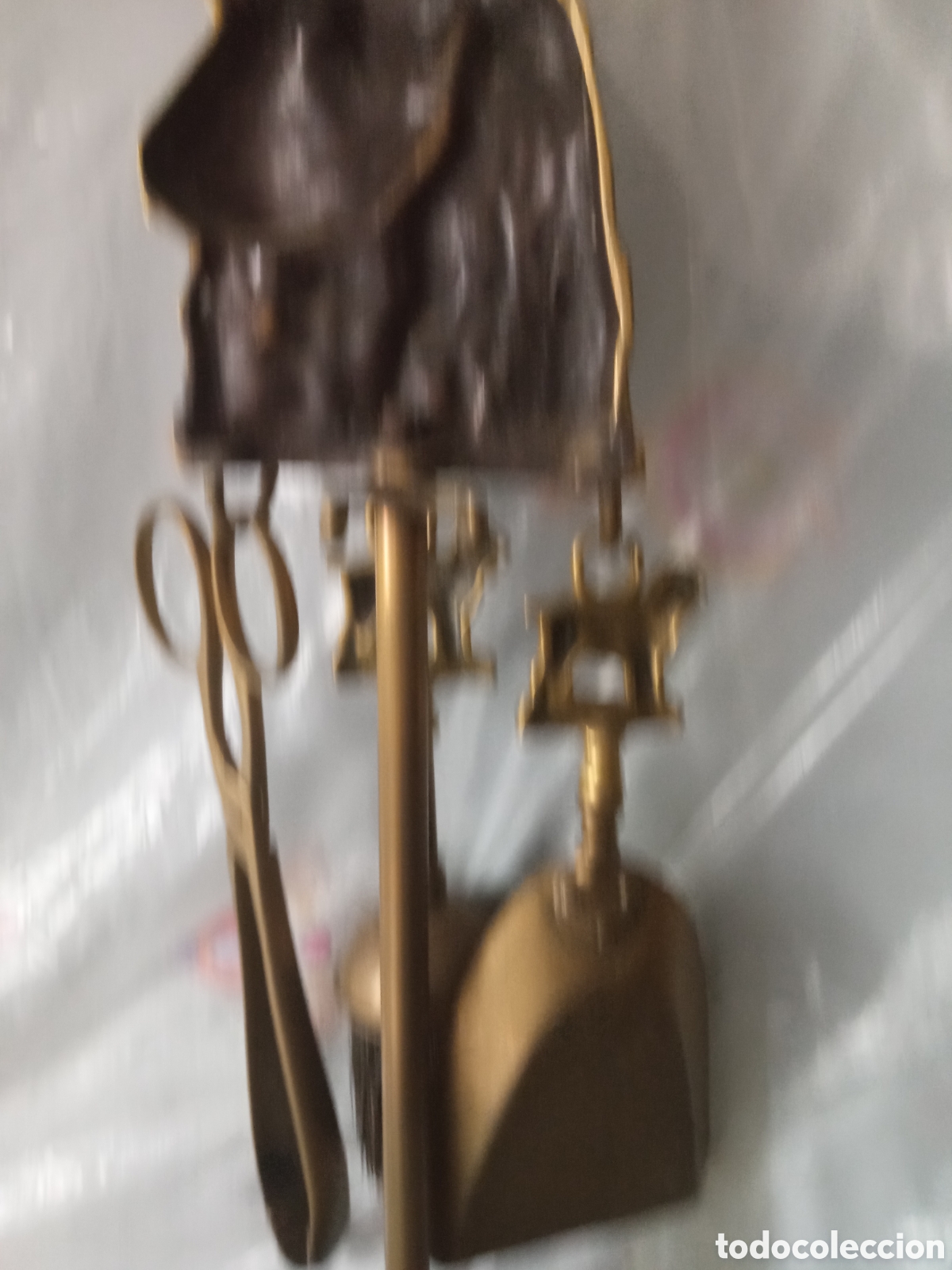 Antig&uuml;edades: Antiguo y bonito juego de Chimenea - Foto 7