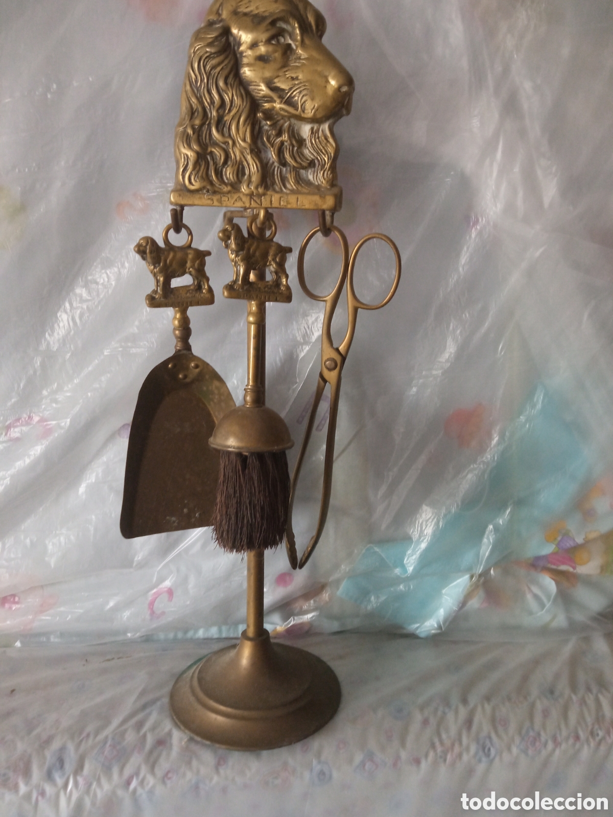 Antig&uuml;edades: Antiguo y bonito juego de Chimenea - Foto 1