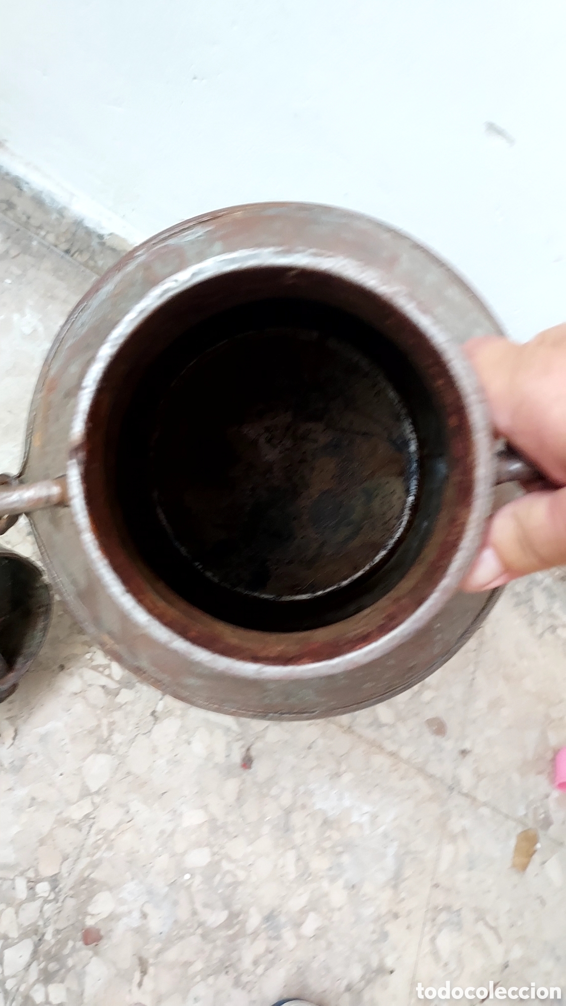 Antig&uuml;edades: Lechera muy antigua de hierro - Foto 3