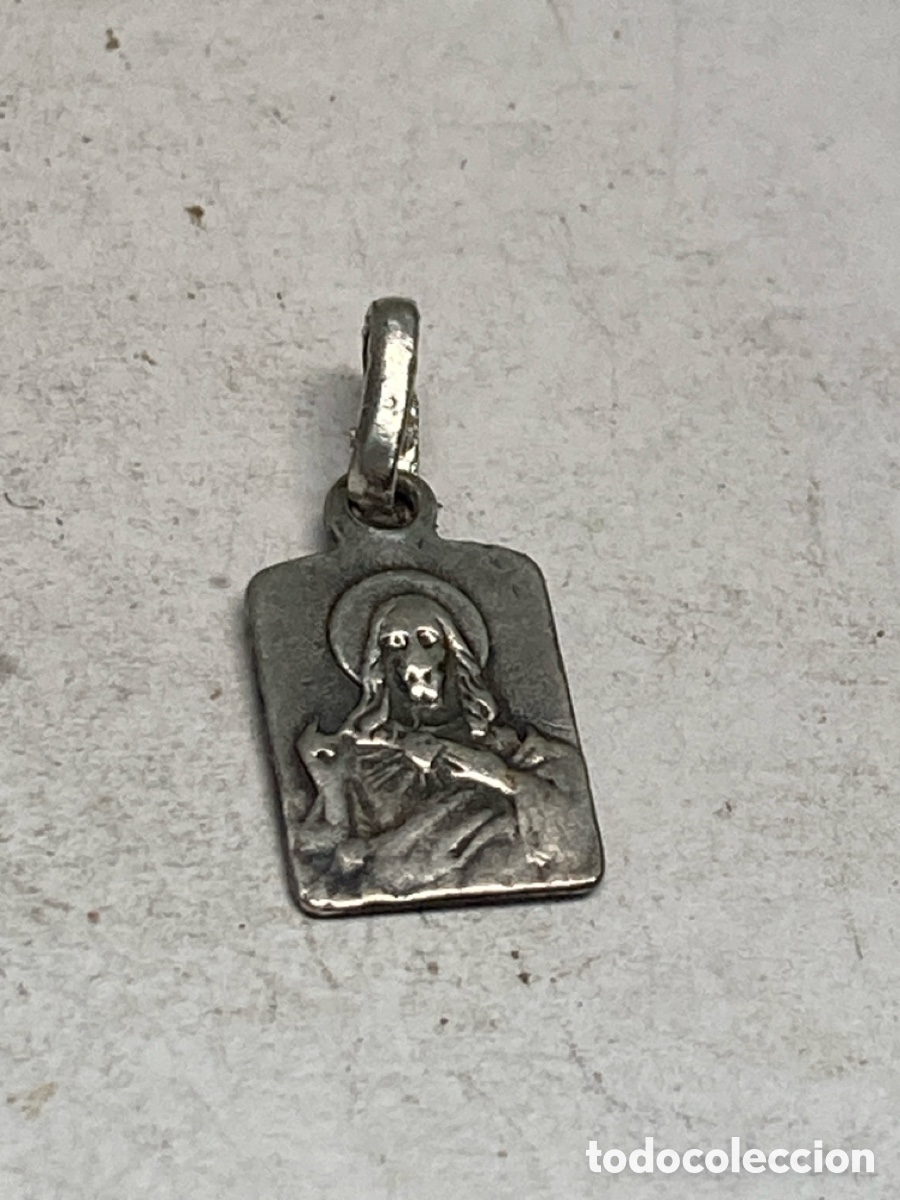 Antig&uuml;edades: Medalla de plata religiosa C340 - Foto 2