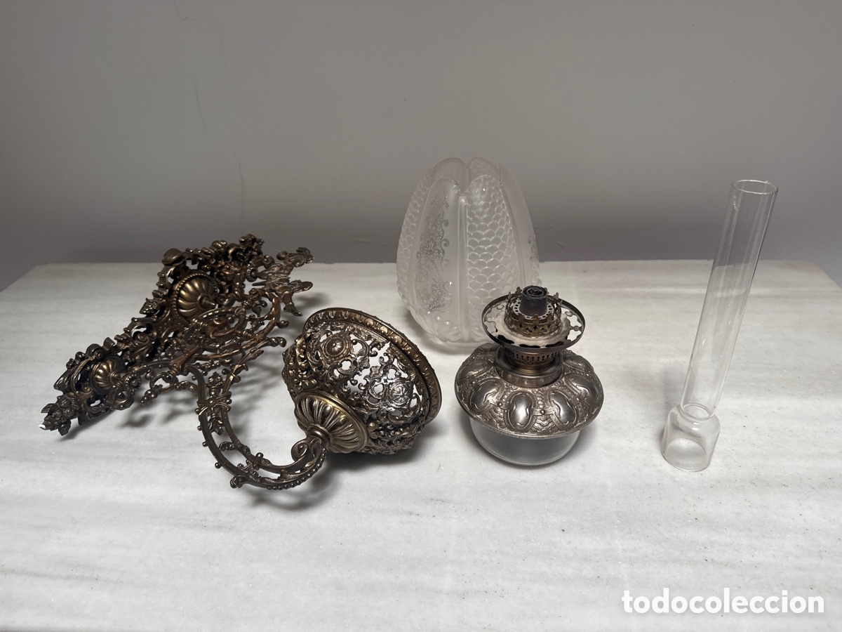 Antig&uuml;edades: Aplique de pared de circa original - Foto 1