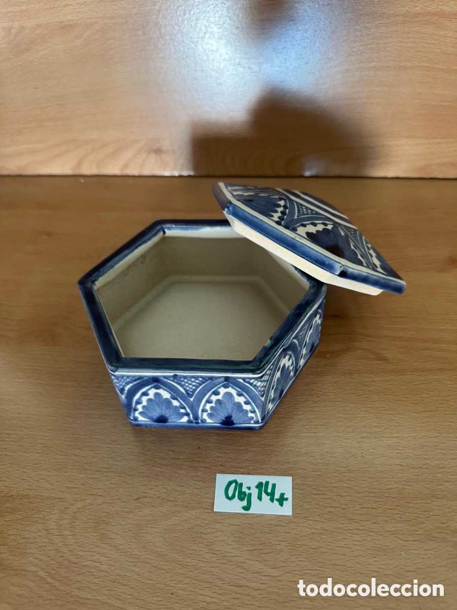 Antig&uuml;edades: Tarro porcelana Valencia - Foto 2