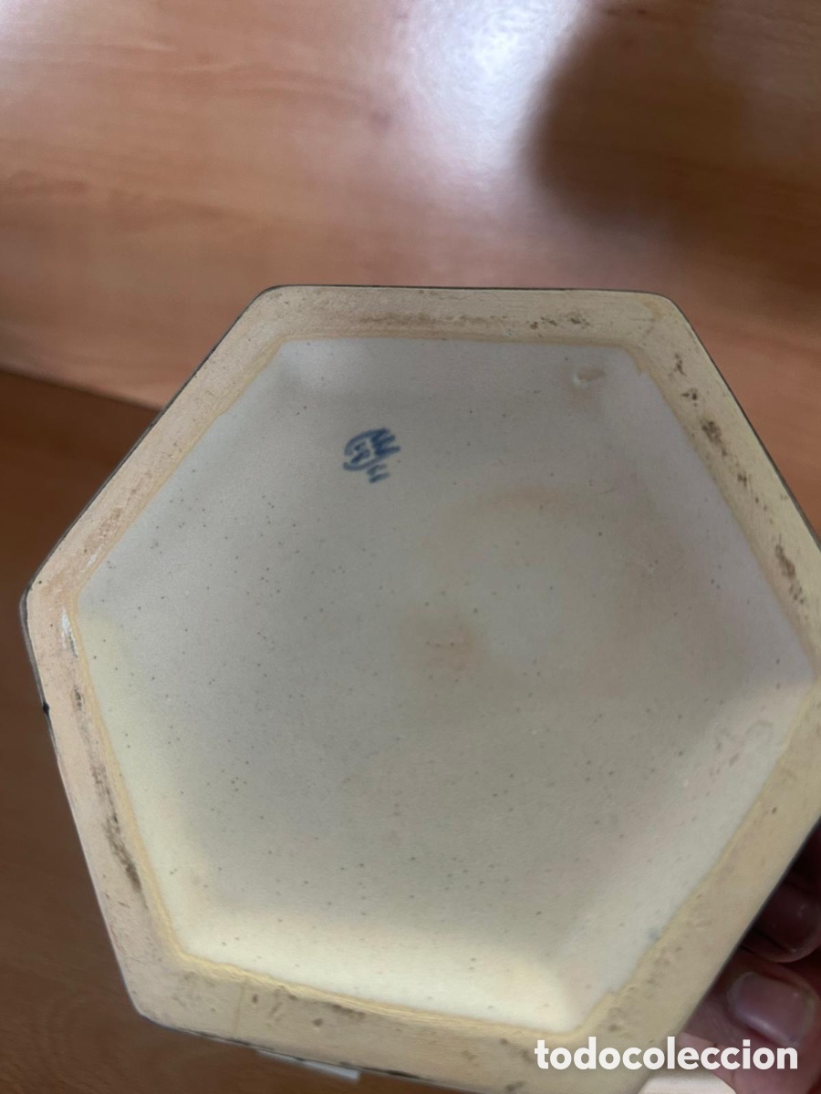 Antig&uuml;edades: Tarro porcelana Valencia - Foto 3