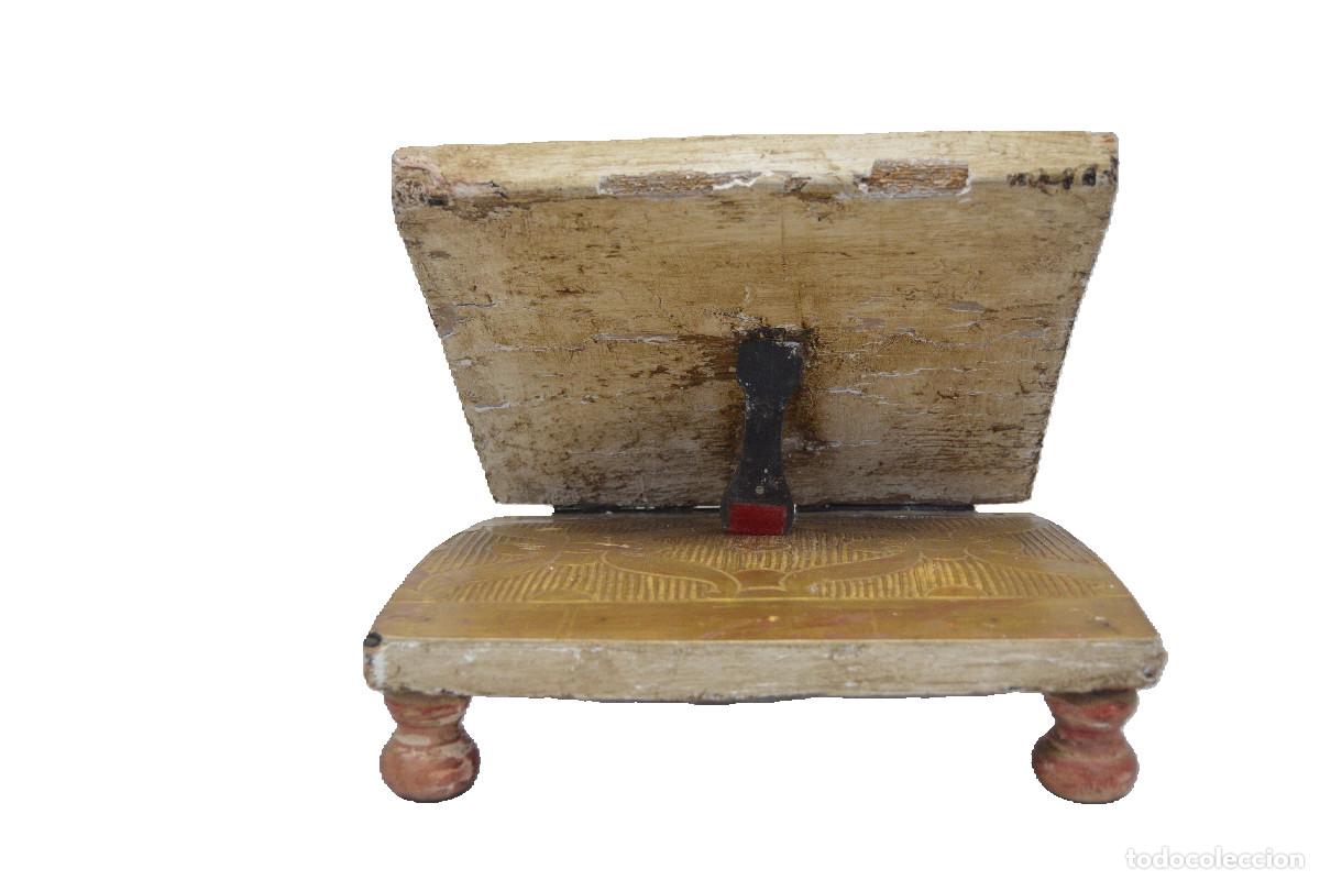 Antig&uuml;edades: Atril compuesto de elementos de retablo dieciochesco - Foto 3