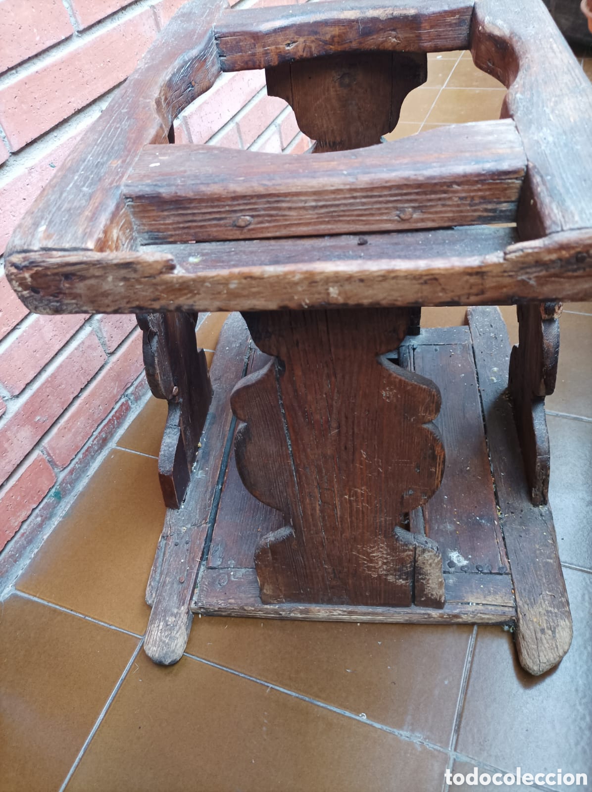 Antig&uuml;edades: Taca-taca infantil en madera - Foto 4