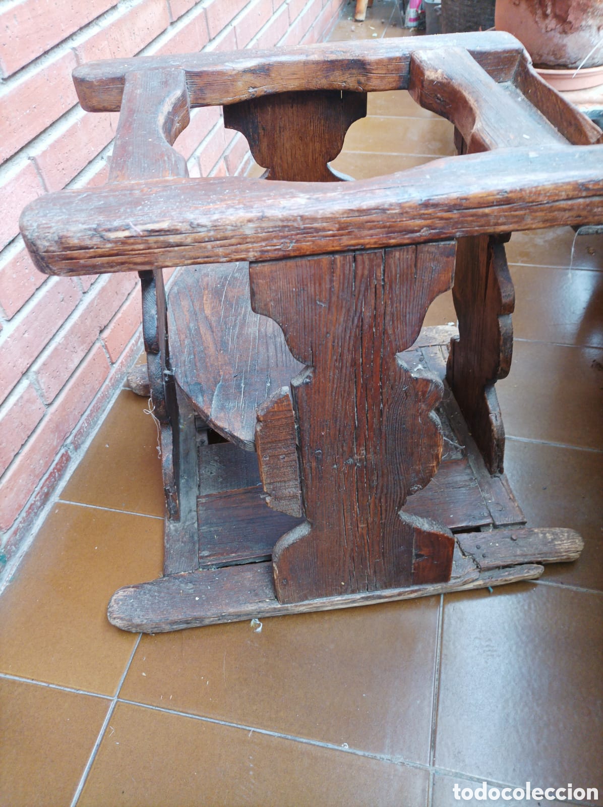 Antig&uuml;edades: Taca-taca infantil en madera - Foto 5