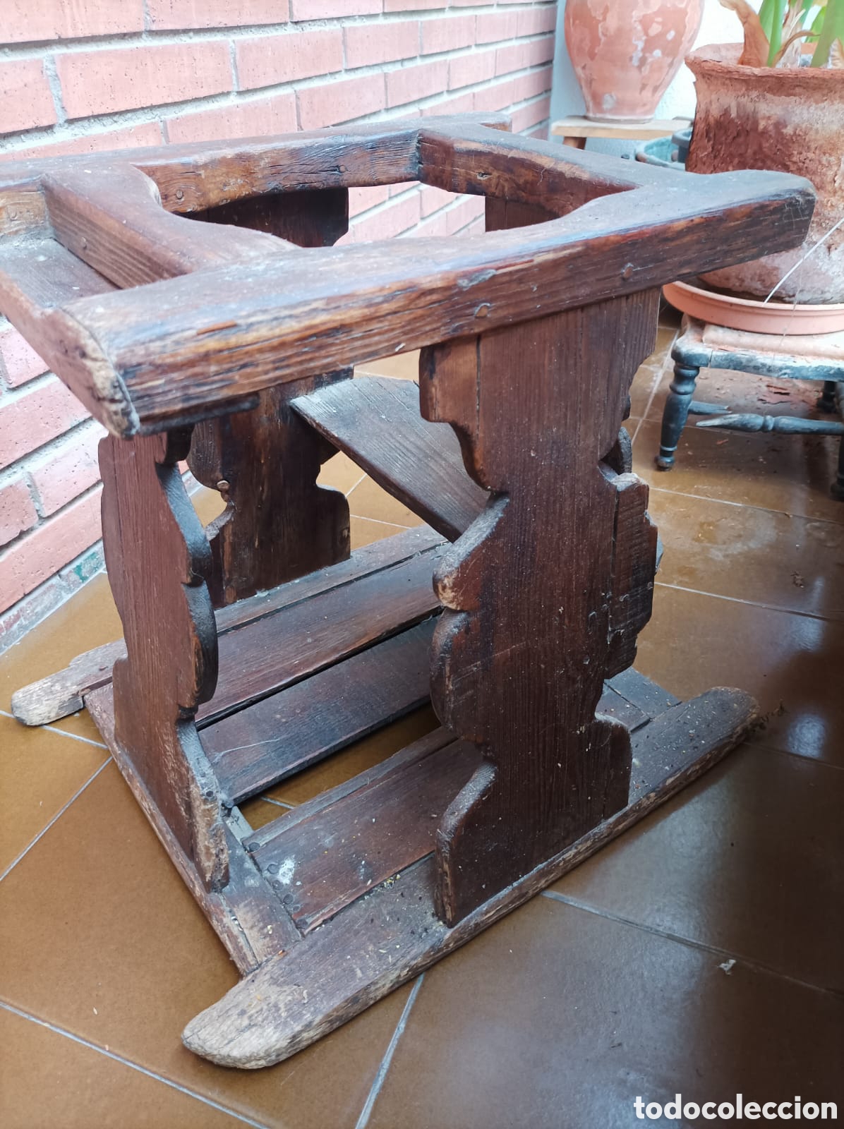 Antig&uuml;edades: Taca-taca infantil en madera - Foto 3