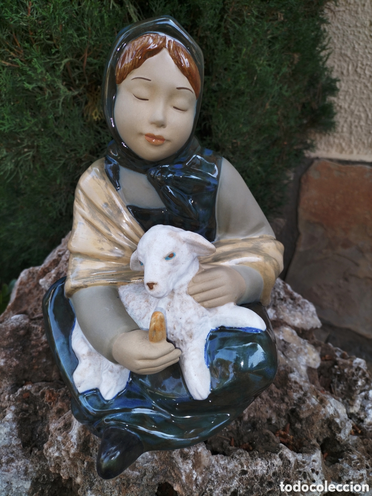 Antig&uuml;edades: 2 FIGURAS DE POCELANAS LLADRO - PASTORCILLOS - - Foto 4