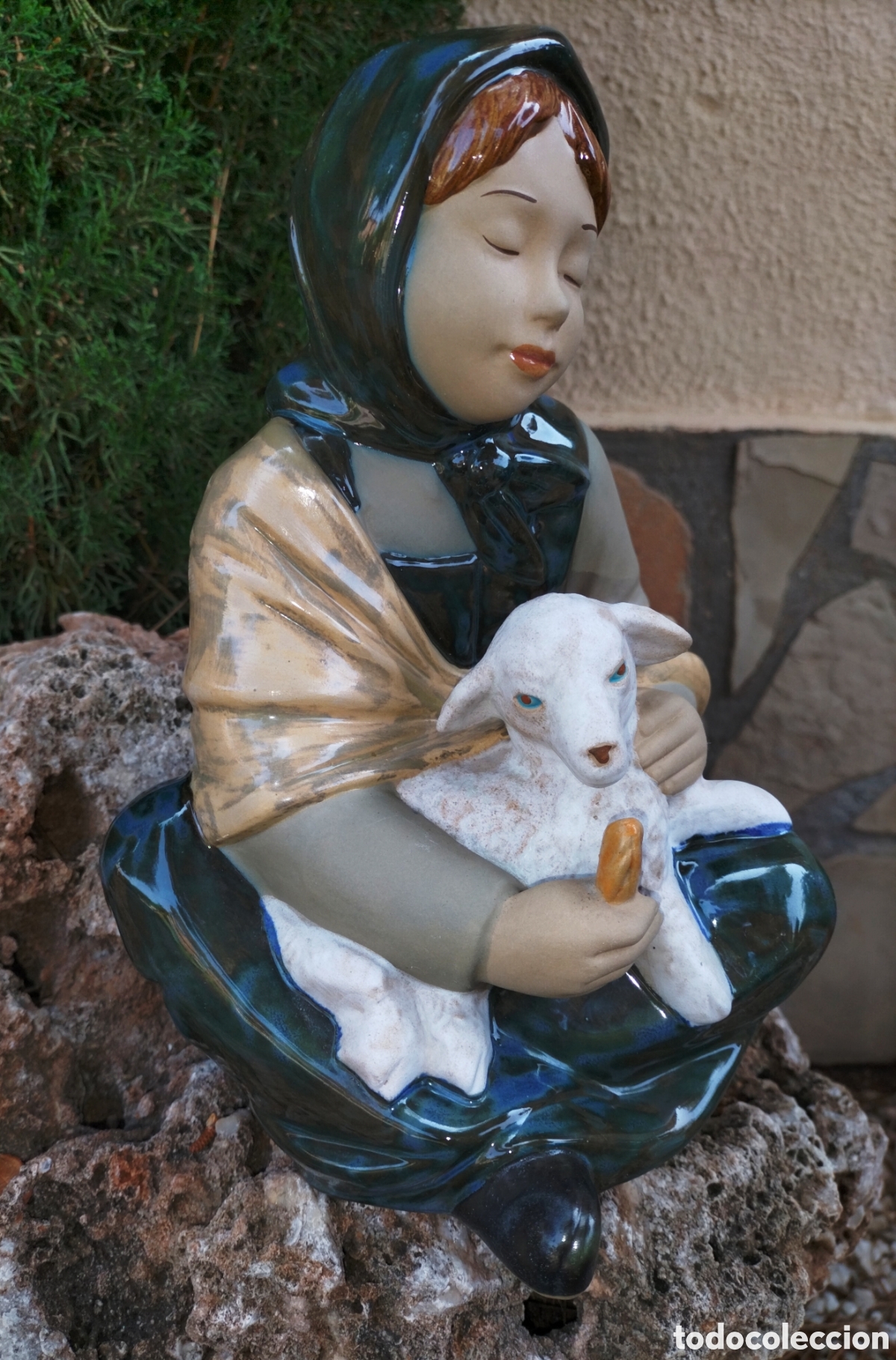 Antig&uuml;edades: 2 FIGURAS DE POCELANAS LLADRO - PASTORCILLOS - - Foto 7
