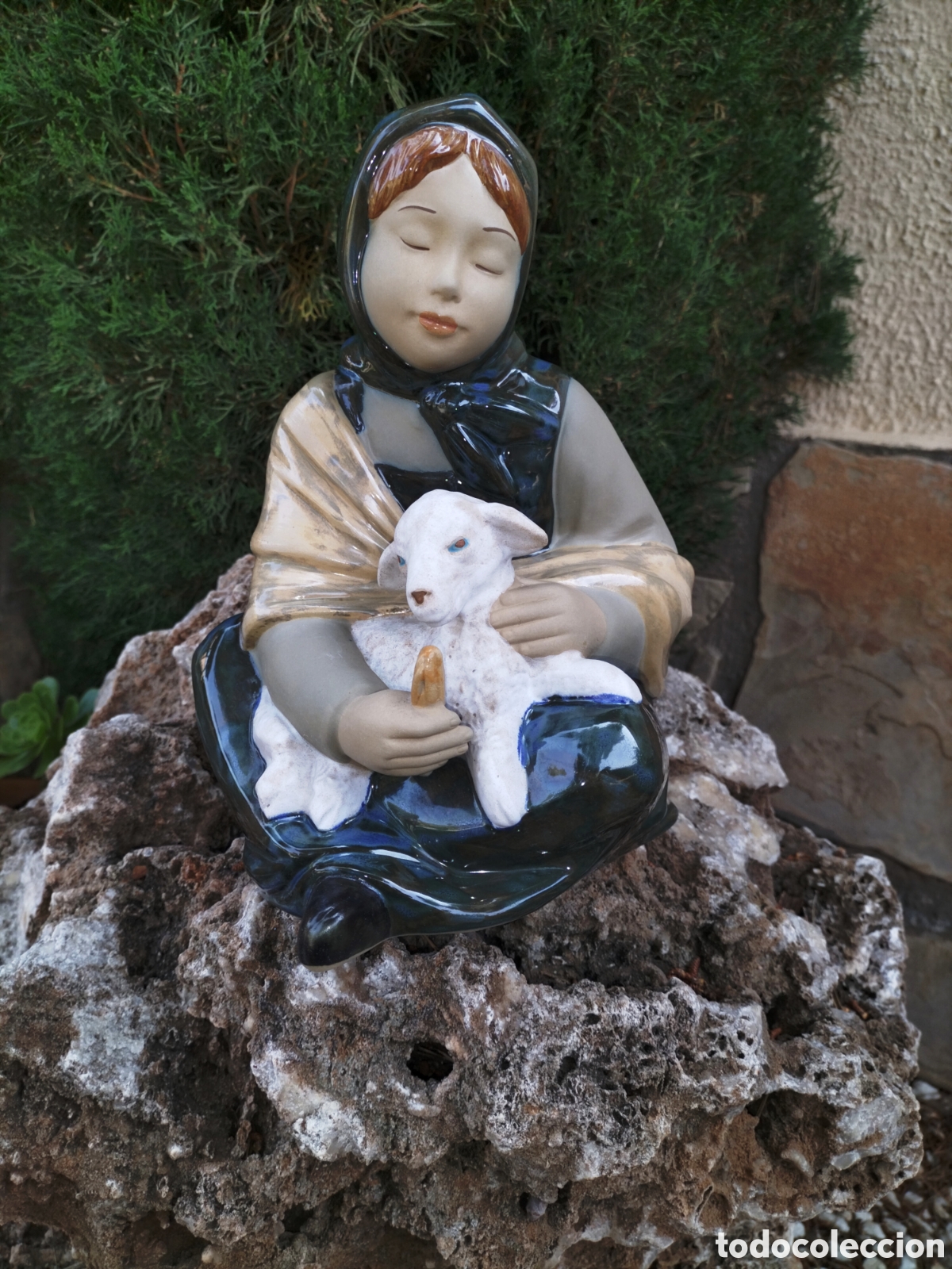 Antig&uuml;edades: 2 FIGURAS DE POCELANAS LLADRO - PASTORCILLOS - - Foto 10