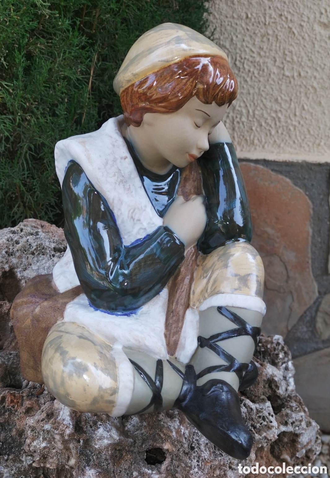 Antig&uuml;edades: 2 FIGURAS DE POCELANAS LLADRO - PASTORCILLOS - - Foto 14