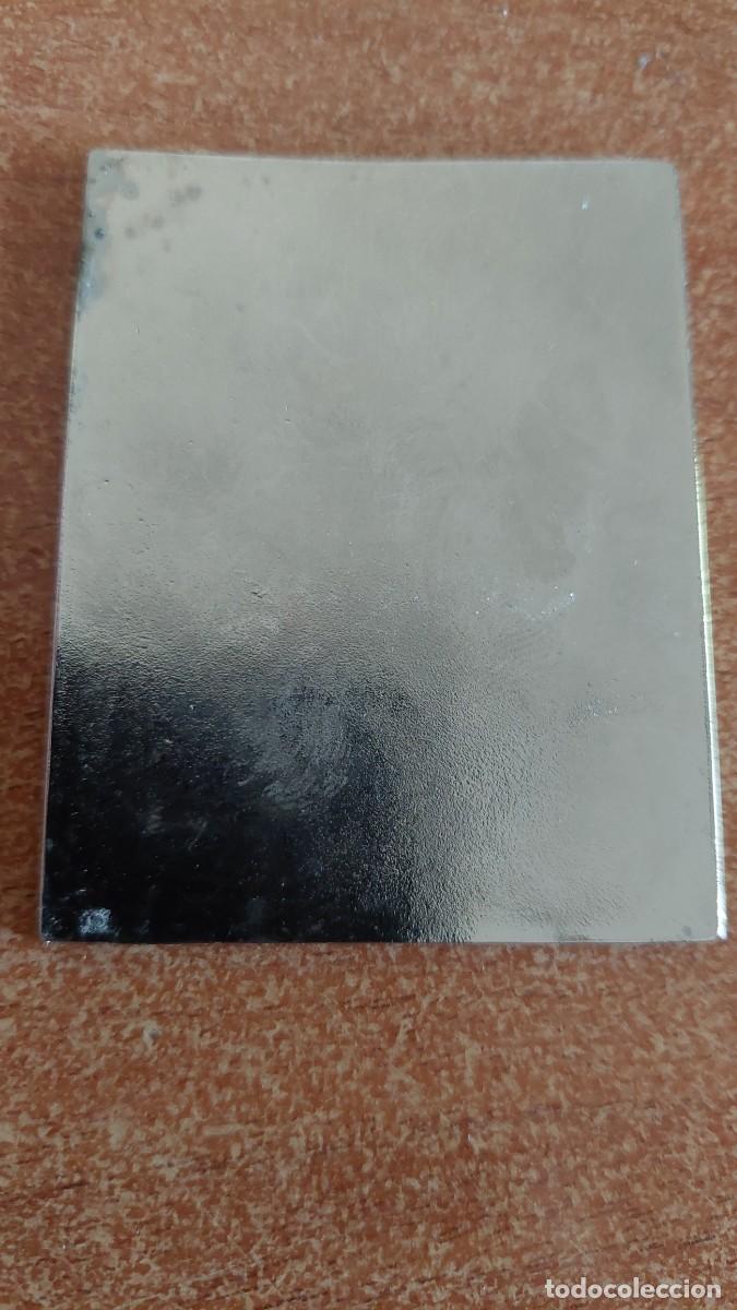 Antig&uuml;edades: Placa esmaltada crucifijo - Foto 2