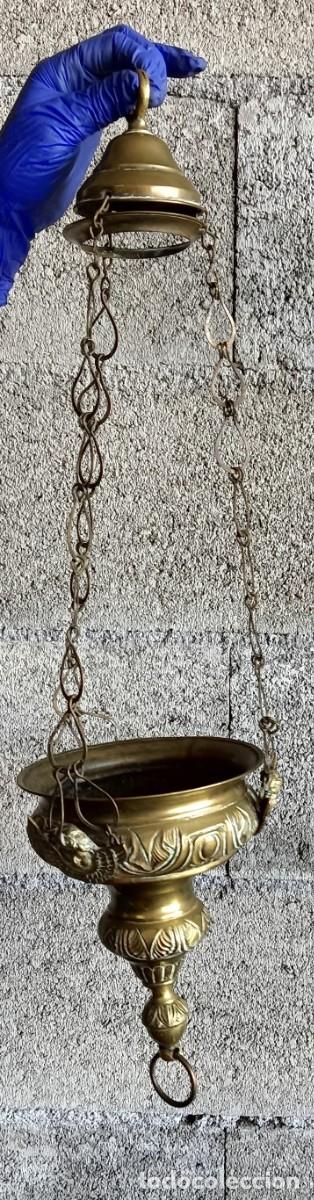 Antig&uuml;edades: L&aacute;mpara o similar de lat&oacute;n &ndash; bronce - Foto 1