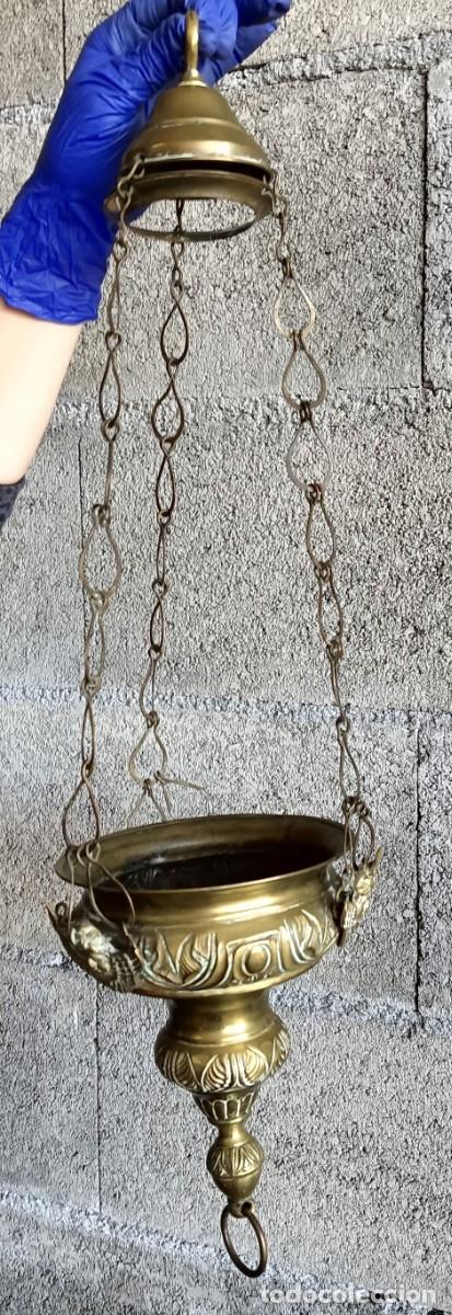 Antig&uuml;edades: L&aacute;mpara o similar de lat&oacute;n &ndash; bronce - Foto 2