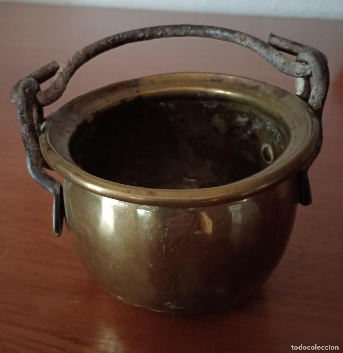 Antig&uuml;edades: ANTIGUO CALDERO DE BRONCE - Foto 1