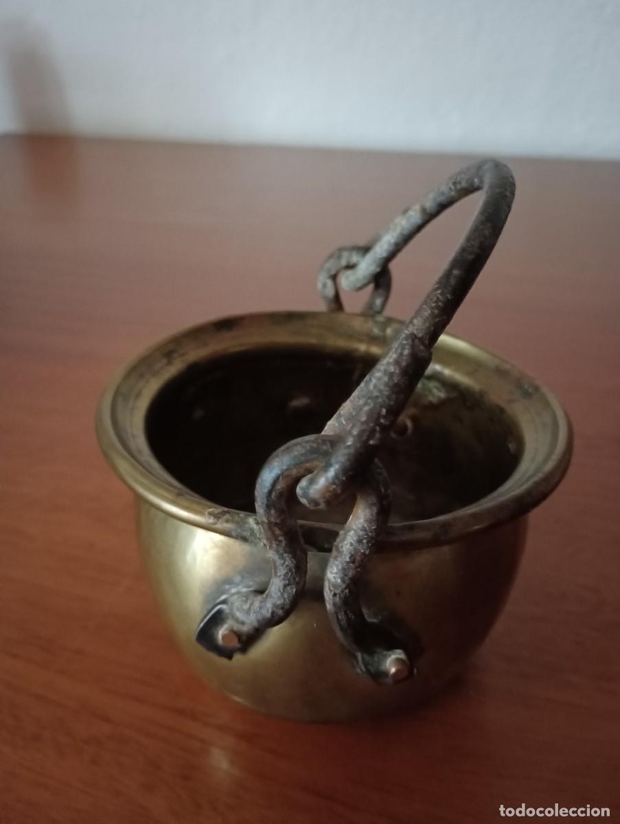 Antig&uuml;edades: ANTIGUO CALDERO DE BRONCE - Foto 2