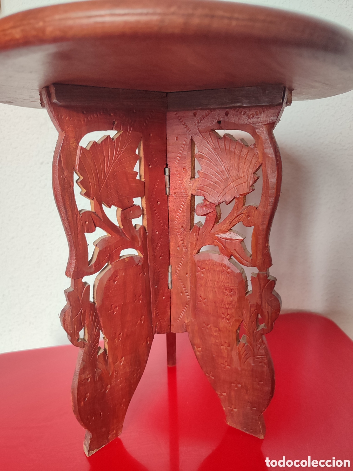 Antig&uuml;edades: Mesa madera &aacute;rabe tallada - Foto 4