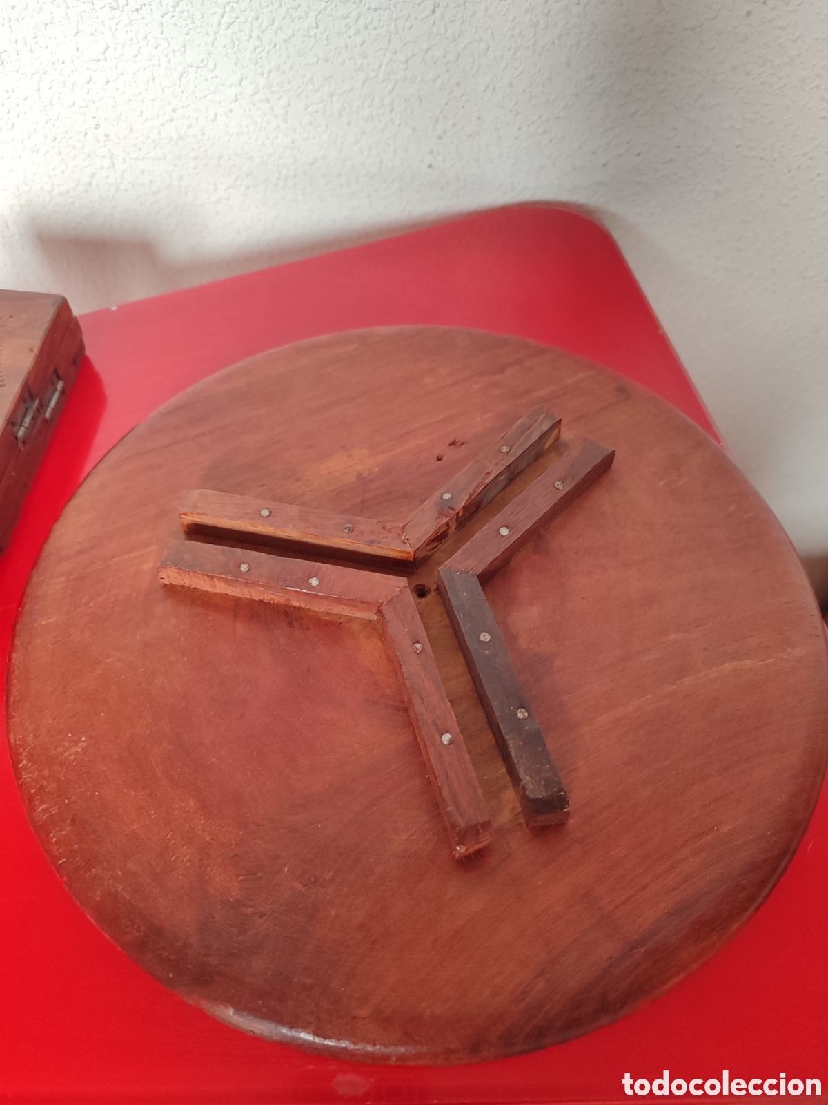 Antig&uuml;edades: Mesa madera &aacute;rabe tallada - Foto 6