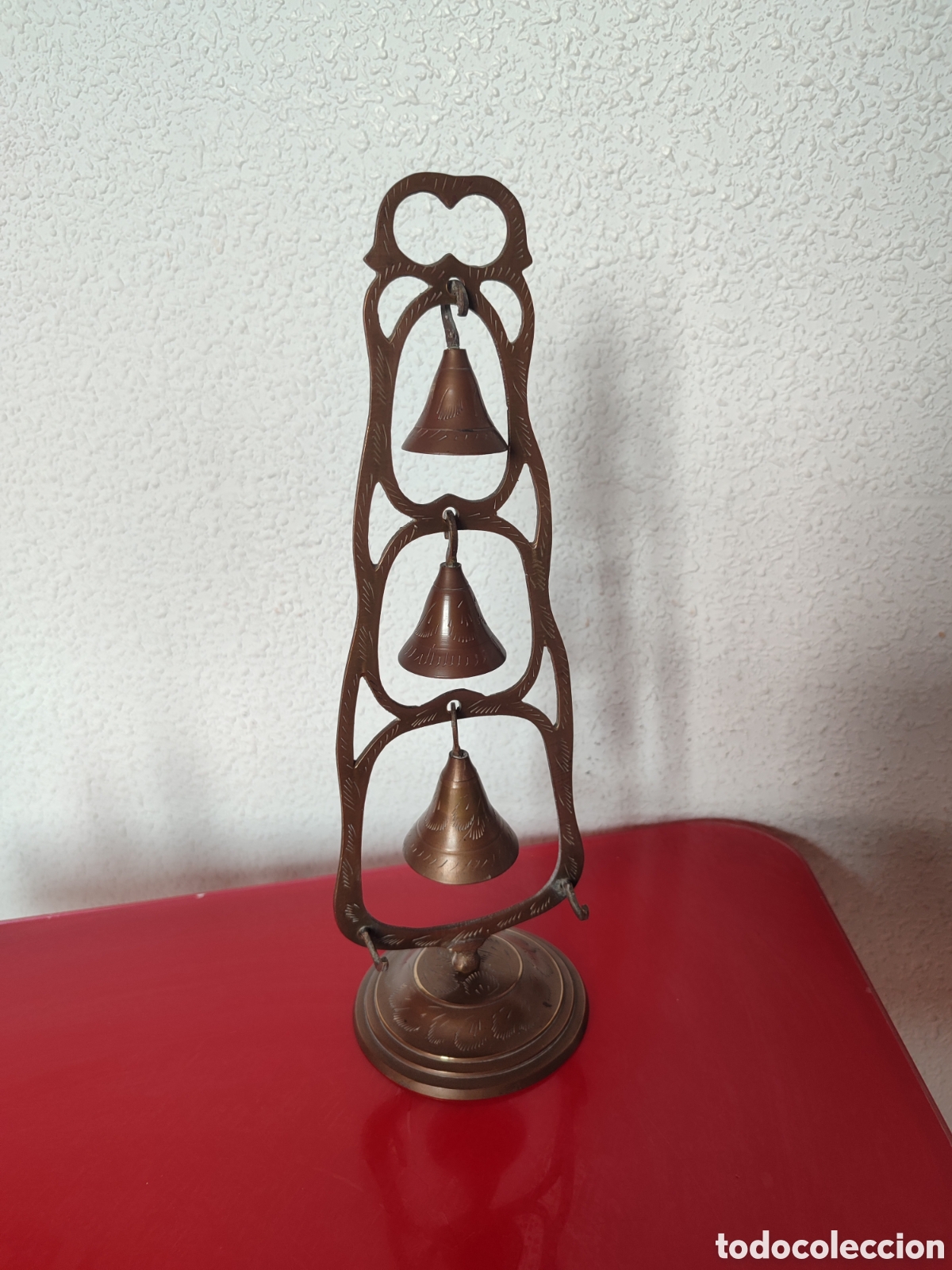 Antig&uuml;edades: Decoraci&oacute;n campanas met&aacute;lico - Foto 1