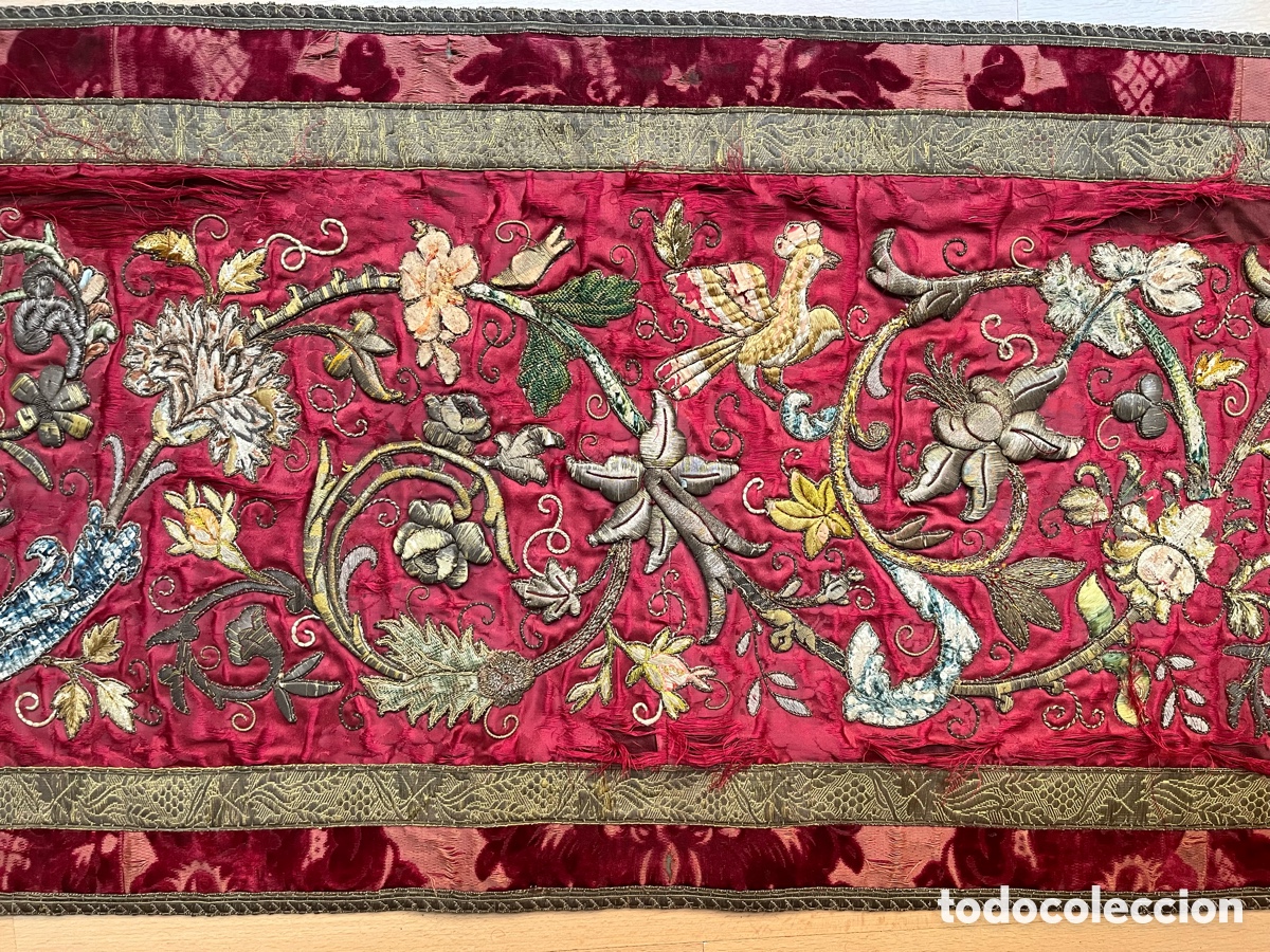 Antig&uuml;edades: Frente de altar , Antipendio, bordado - Foto 16