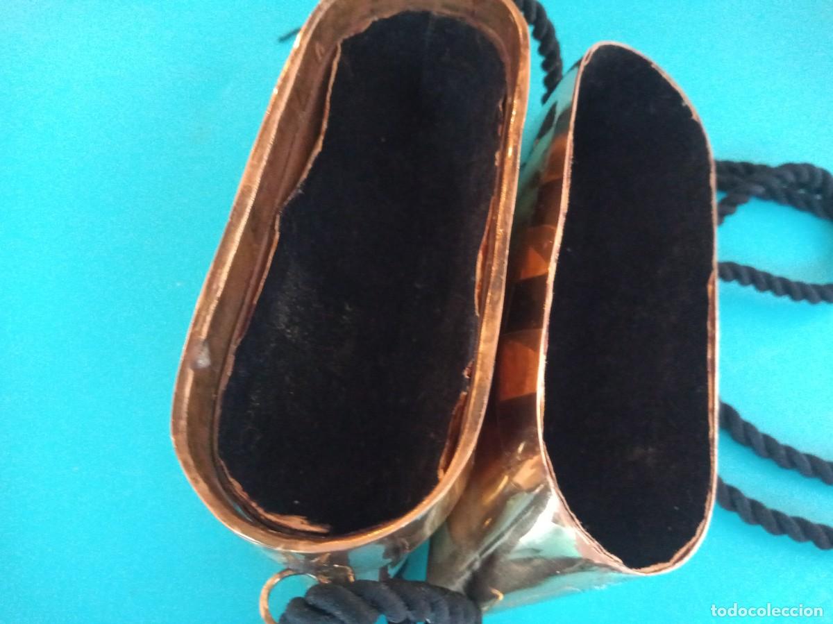 Antig&uuml;edades: ESPECTACULAR BOLSO DE LATON DORADO - Foto 7