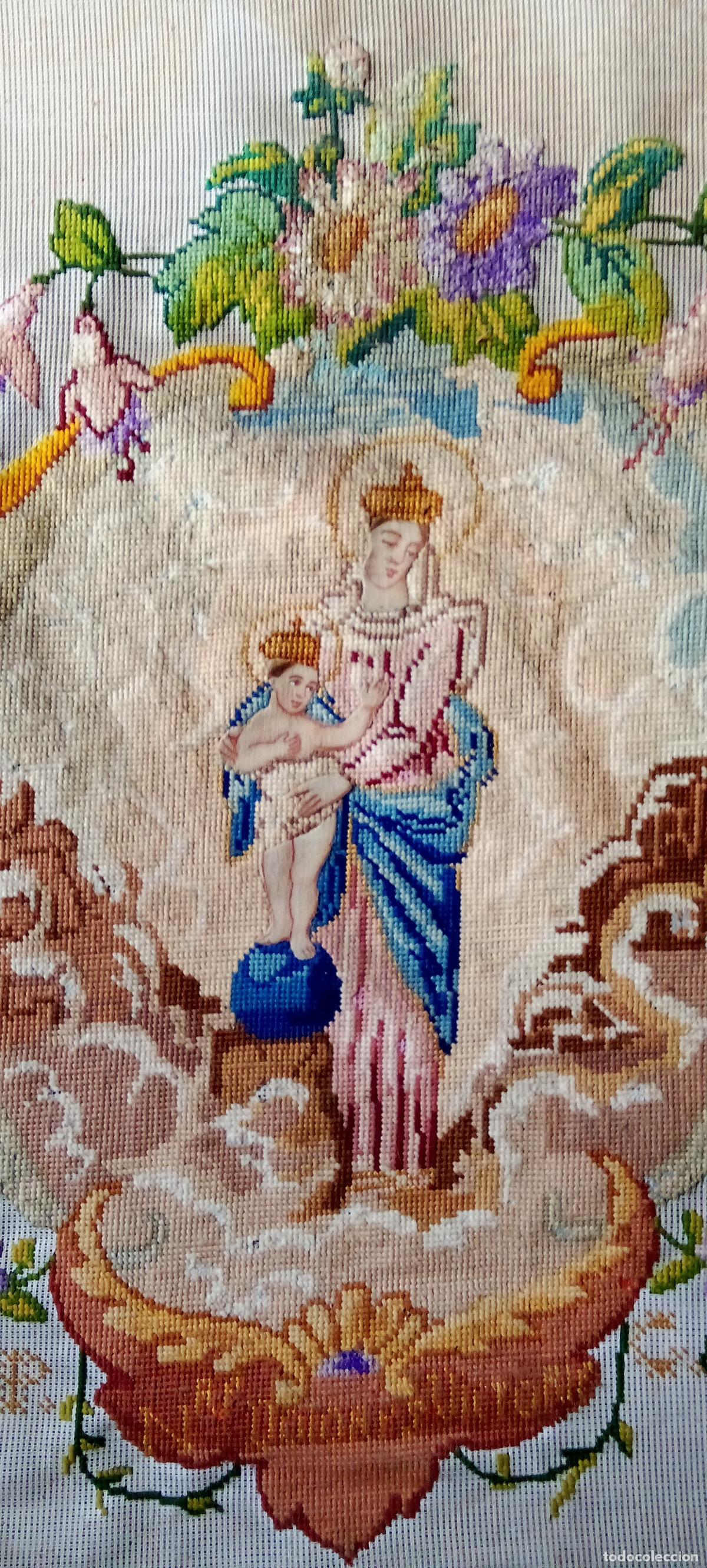 Antig&uuml;edades: VIRGEN CON EL NI&Ntilde;O. S.XIX. - Foto 8