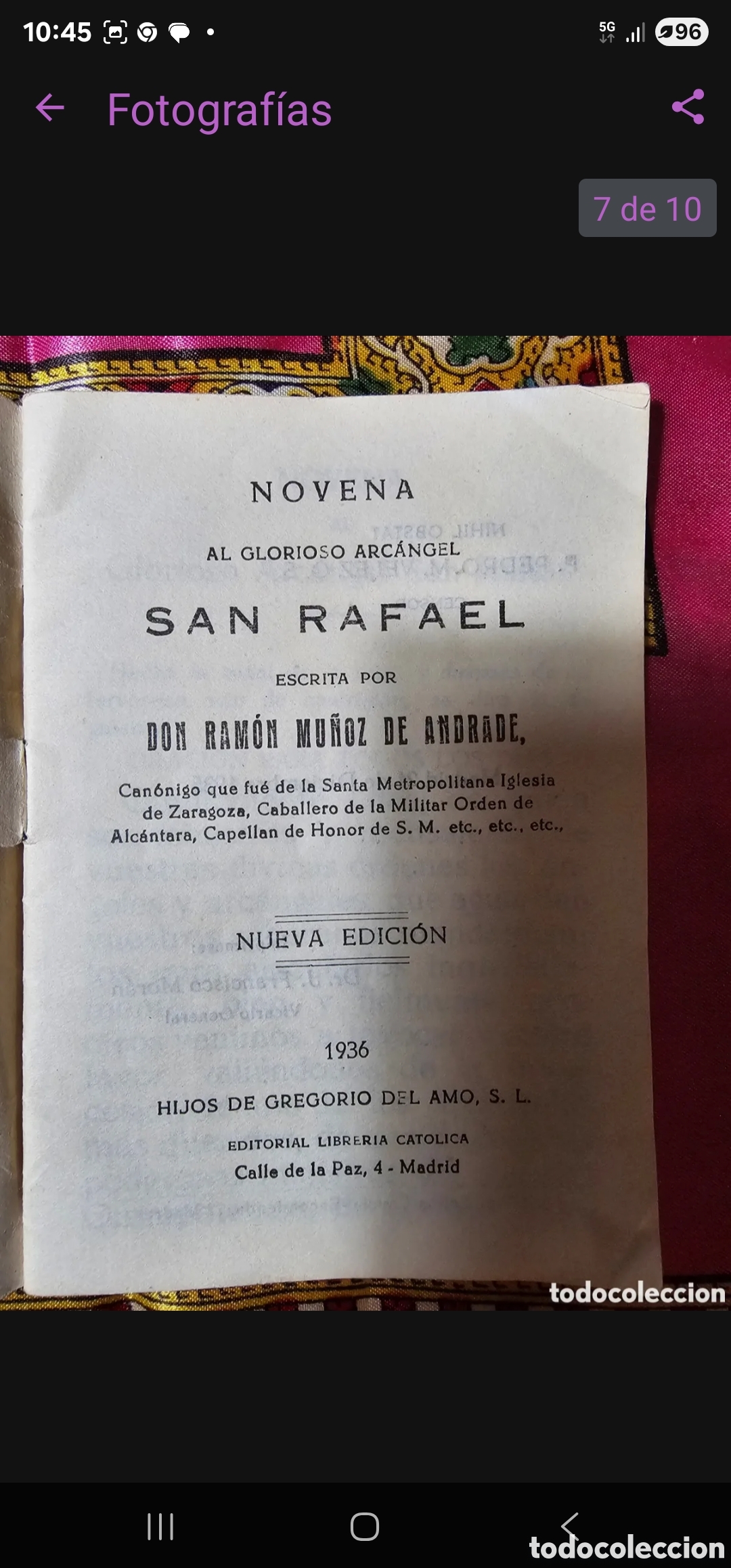 Antig&uuml;edades: Misalito regina 12 edici&oacute;n 1965 - Foto 6