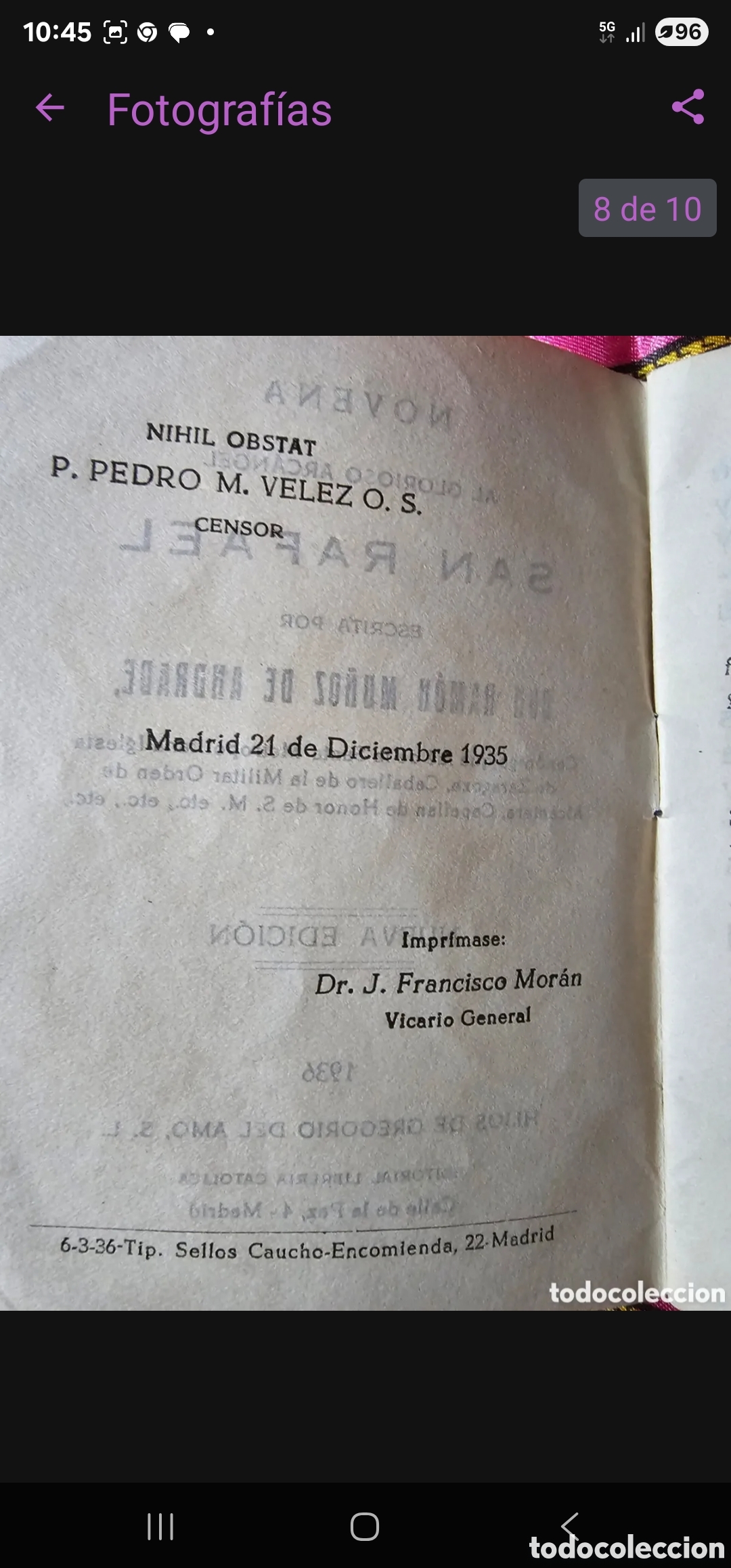 Antig&uuml;edades: Misalito regina 12 edici&oacute;n 1965 - Foto 7