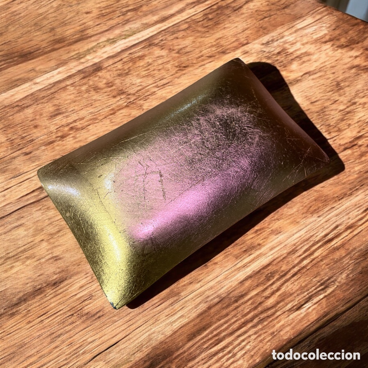 Antig&uuml;edades: Bandeja esmaltada artesanal - Foto 2
