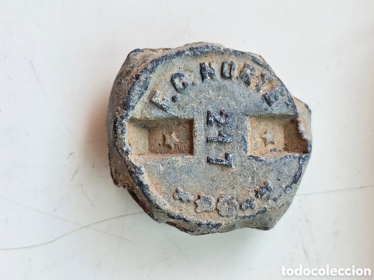 Antig&uuml;edades: Sello de plomo F.C. Norte - Foto 1