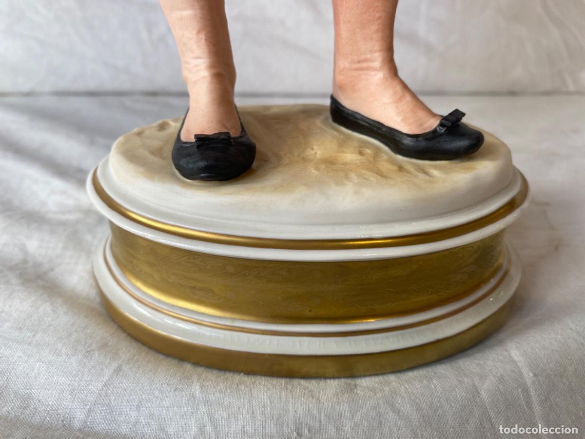 Antig&uuml;edades: TORERO EN PORCELANA DE ALGORA. CERTIFICADO. - Foto 6
