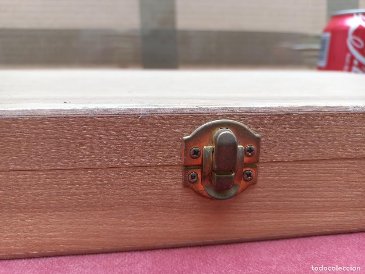 Antig&uuml;edades: caja madera - sin marca - 32x16x5cm - Foto 4