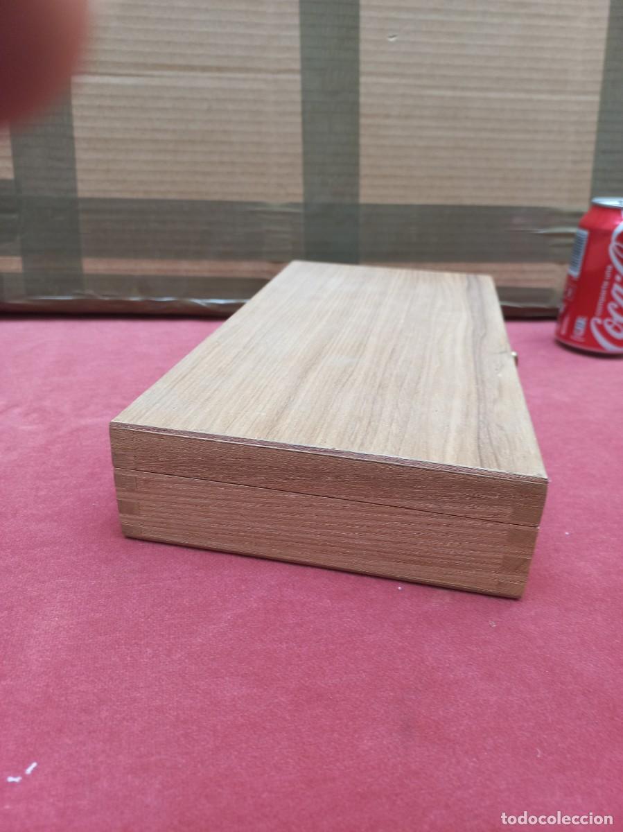 Antig&uuml;edades: caja madera - sin marca - 32x16x5cm - Foto 5