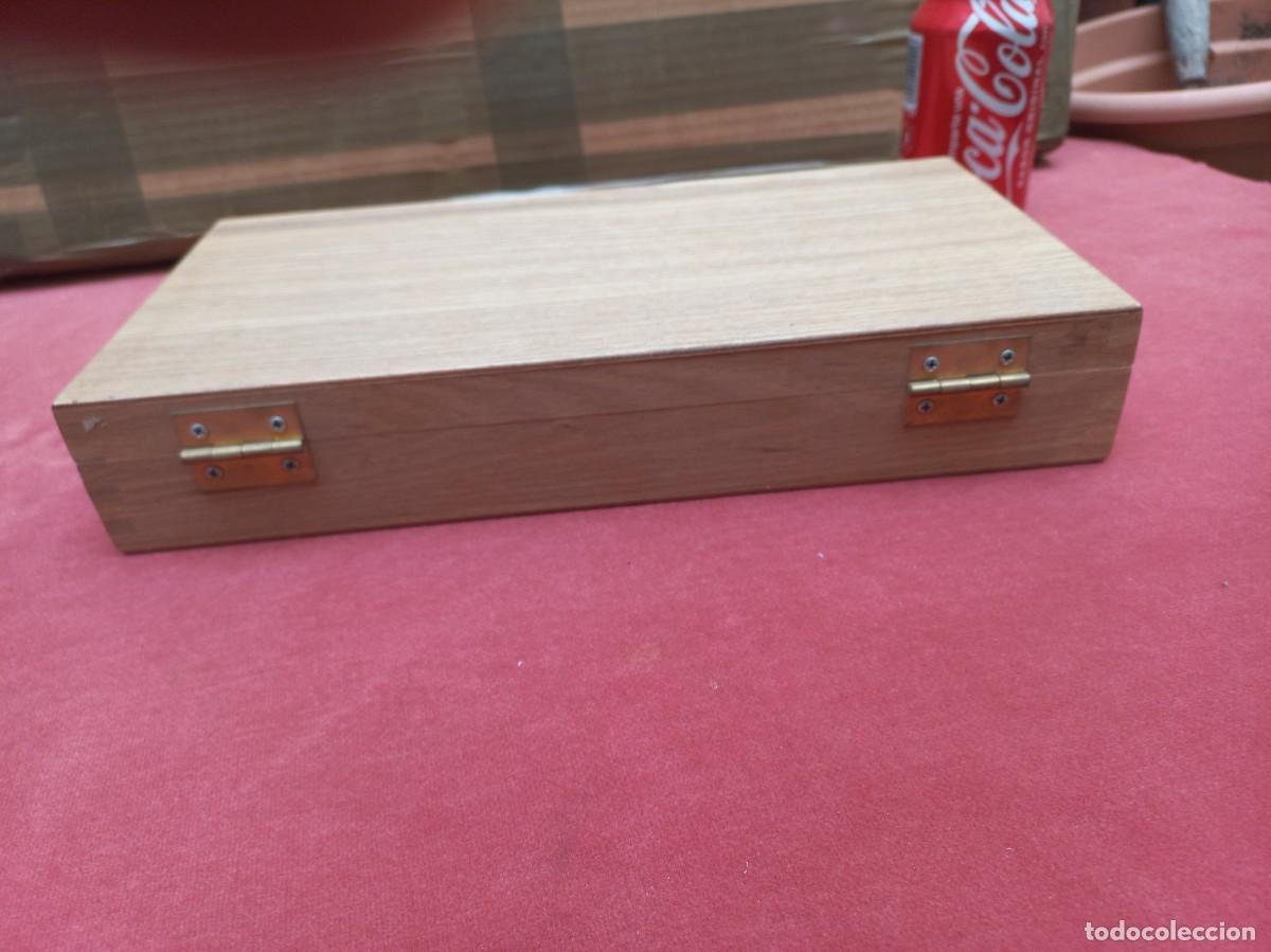 Antig&uuml;edades: caja madera - sin marca - 32x16x5cm - Foto 7
