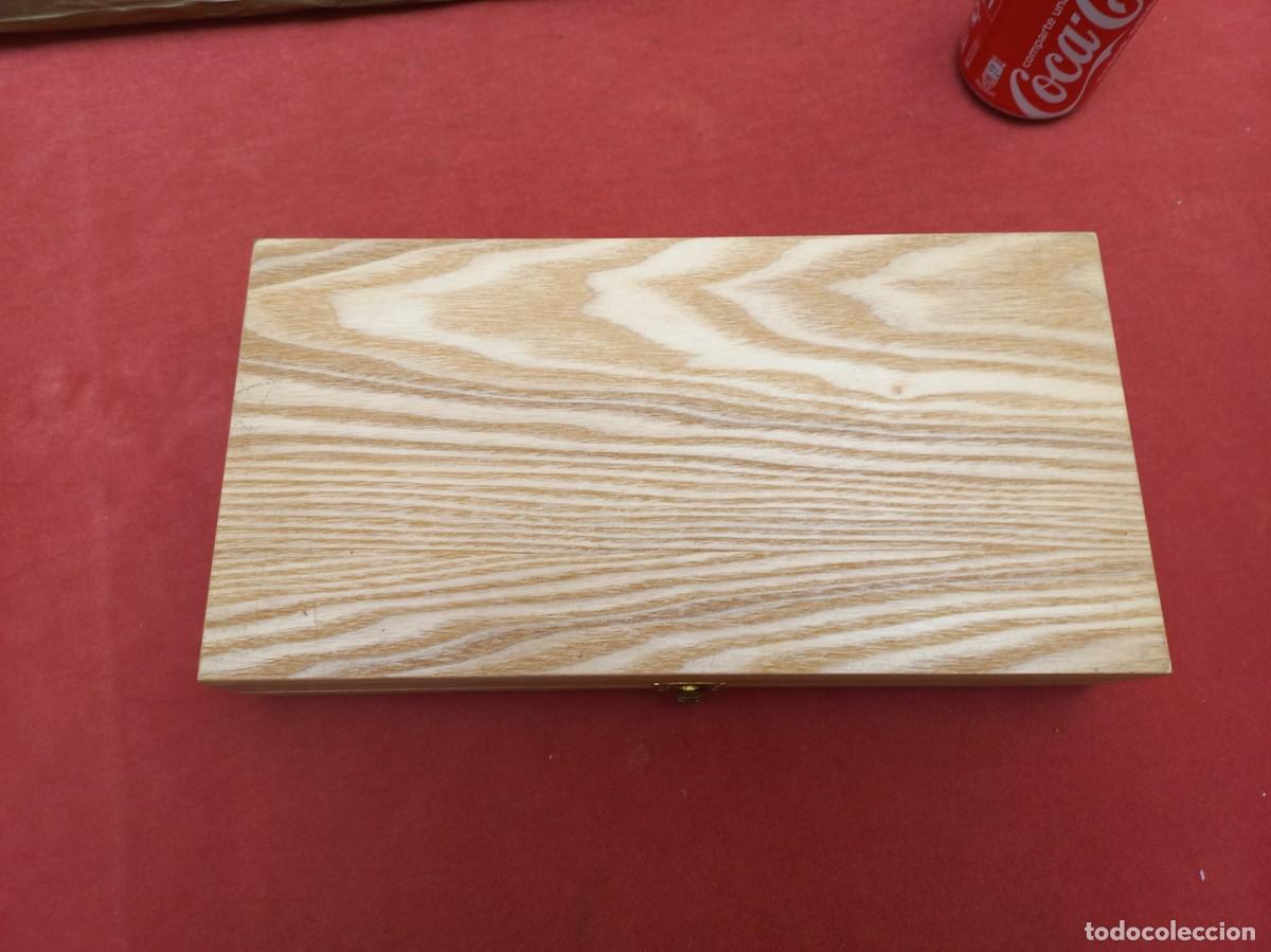 Antig&uuml;edades: caja madera - sin marca - 32x16x5cm - Foto 8