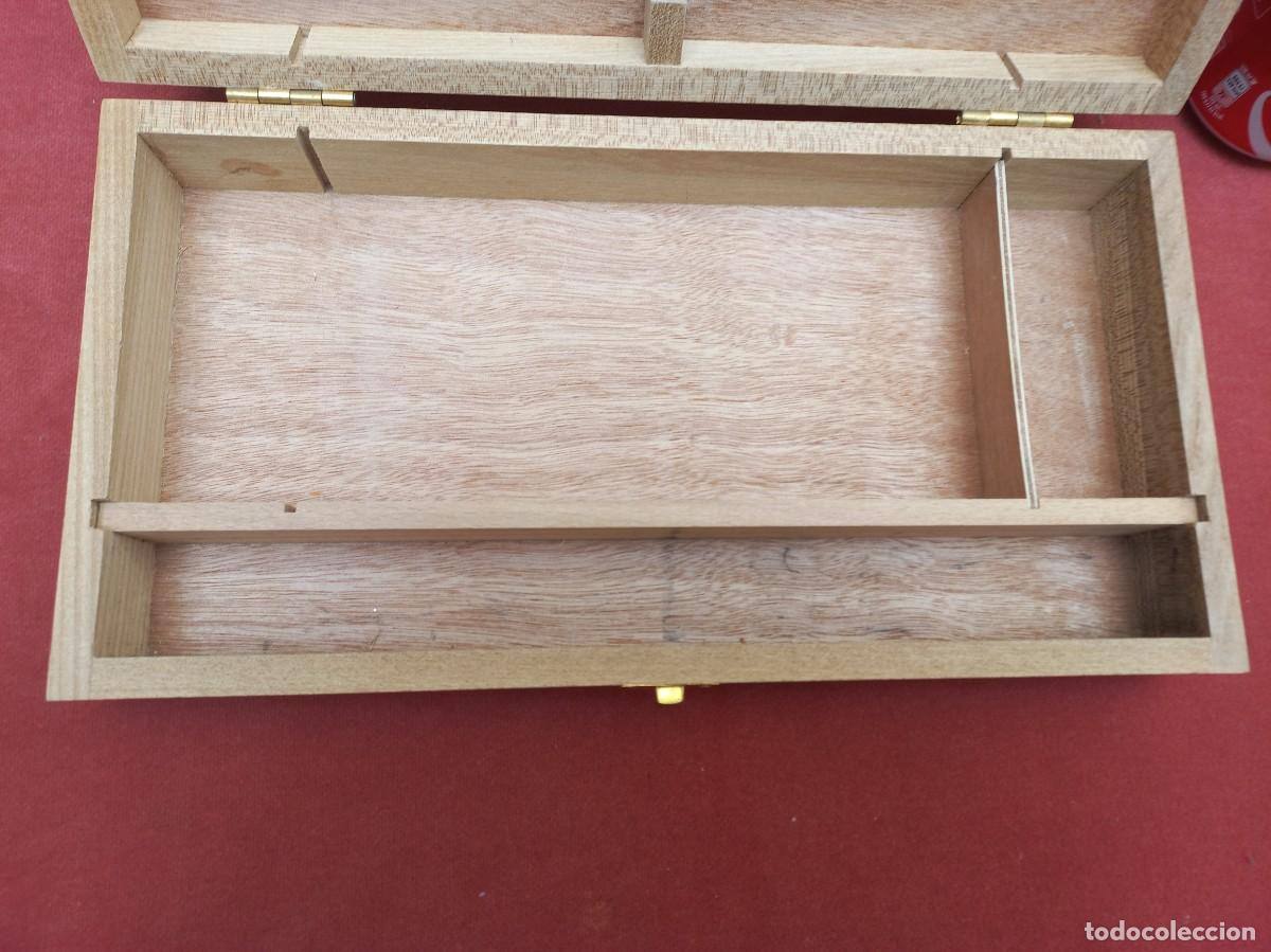 Antig&uuml;edades: caja madera - sin marca - 32x16x5cm - Foto 10