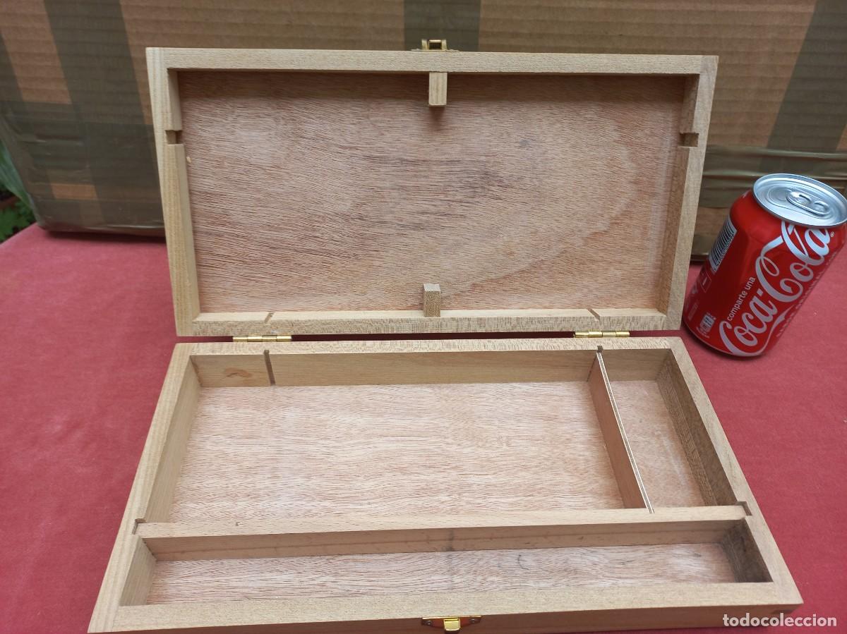 Antig&uuml;edades: caja madera - sin marca - 32x16x5cm - Foto 11