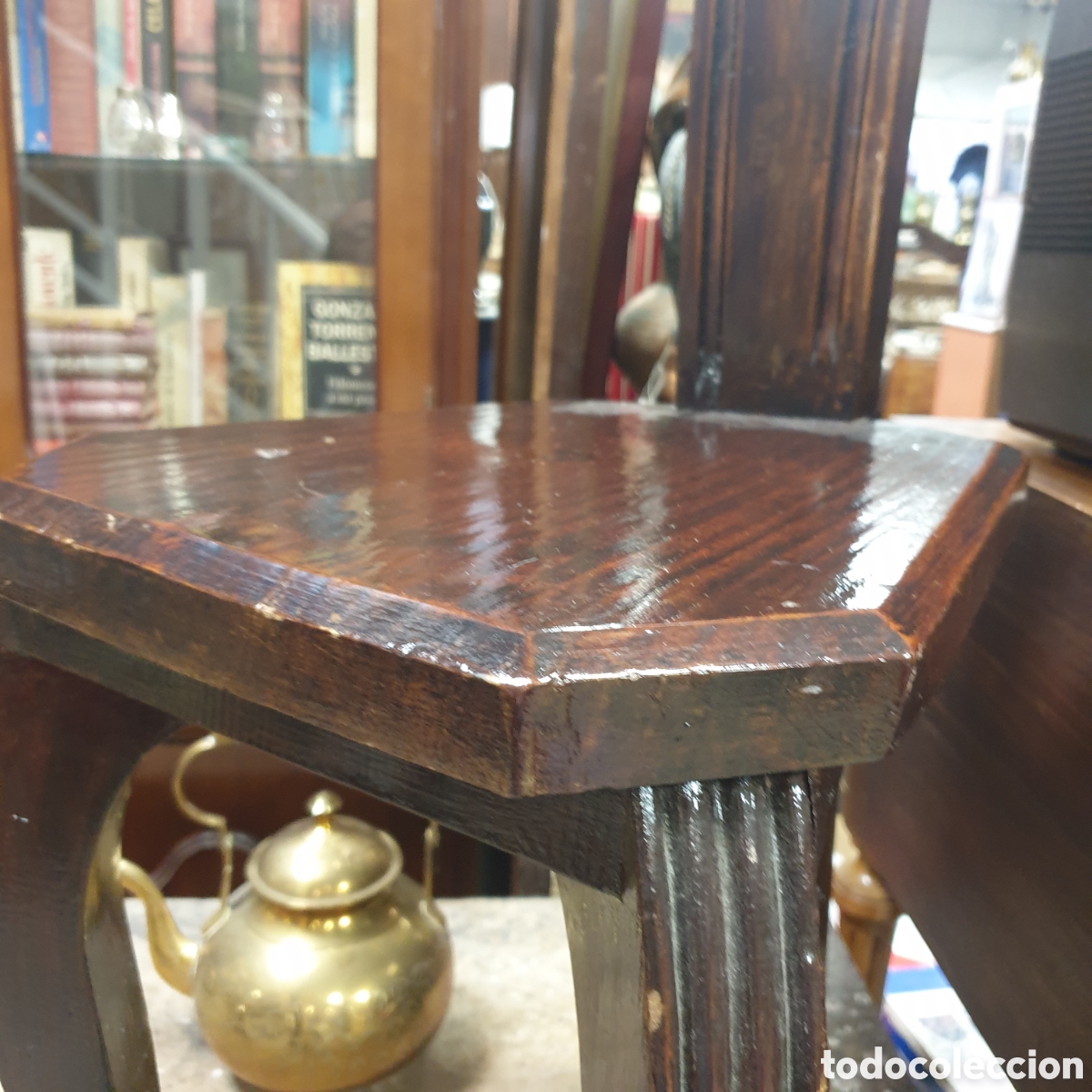 Antig&uuml;edades: Silla Japonesa 3 patas - Foto 4
