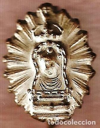 Antig&uuml;edades: Insignia antigua de una Virgen - Foto 1