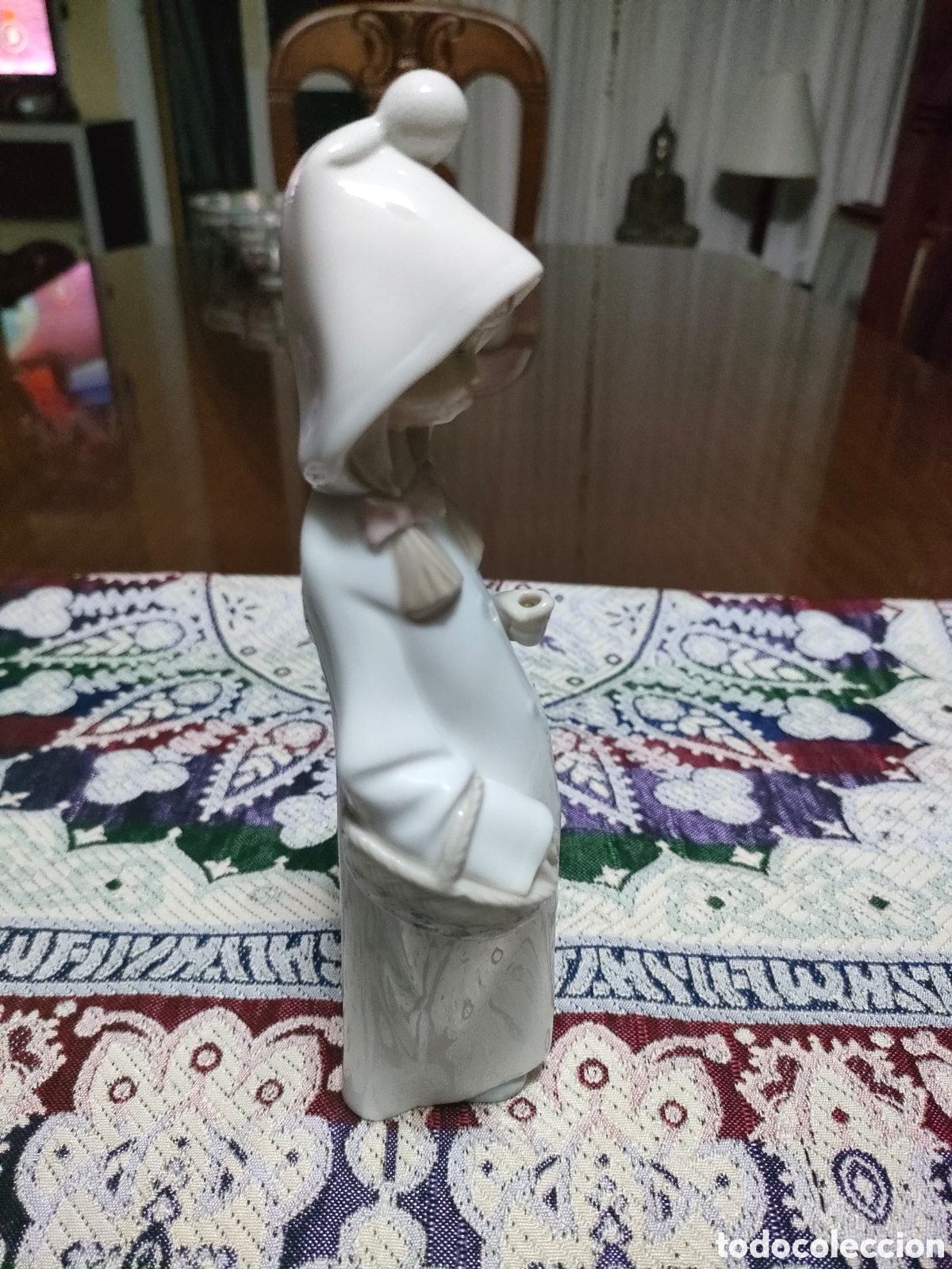 Antig&uuml;edades: Pastora de lladro con cesta - Foto 3