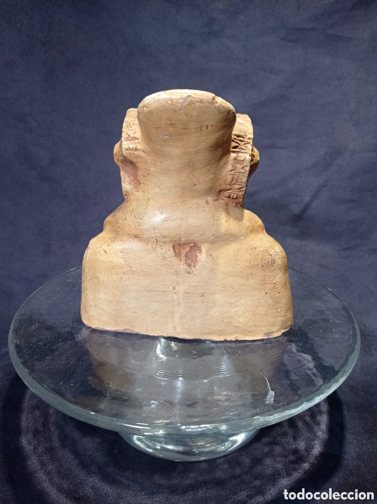 Antig&uuml;edades: DAMA DE ELCHE EN TERRACOTA. 11,5 CM - Foto 3